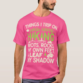 Camiseta Coisas Que Eu Viajei Enquanto Caminhava Engraçada