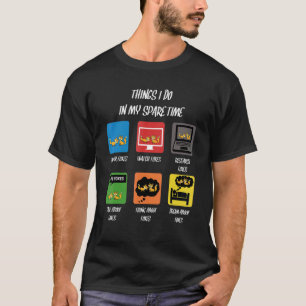 Camiseta Coisas Que Faço Em Raposa De Tempo Livre