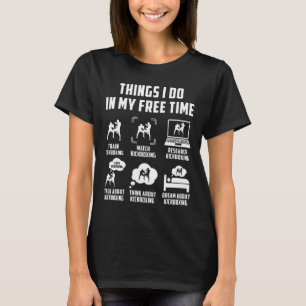 Camiseta Coisas que faço no meu tempo livre Assistir Conver