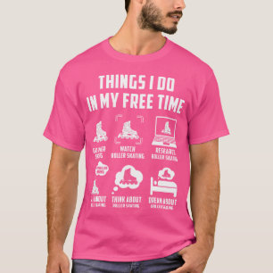 Camiseta Coisas que Faço no Meu Tempo Livre Assisto Falo Pe