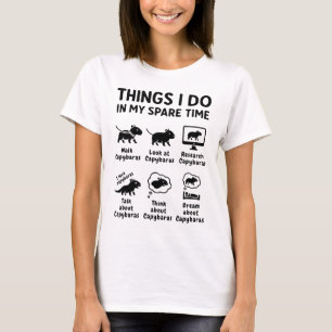 Camiseta Coisas que Faço no Meu Tempo Livre Capivara Pet En