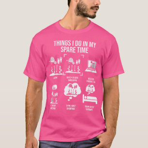 Camiseta Coisas que Faço no Meu Tempo Livre de Jardim