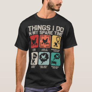Camiseta Coisas que Faço no Meu Tempo Livre Fazendeiro de G