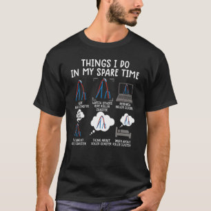Camiseta coisas que faço no meu tempo livre montanha-russa