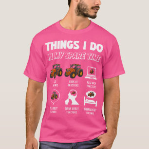 Camiseta Coisas que Faço no Meu Tempo Livre Motorista de Tr
