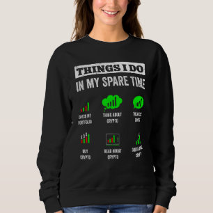 Camiseta Coisas que faço no meu tempo livre negociando Cryp