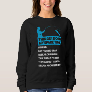 Camiseta coisas que faço no meu tempo livre pescando compra