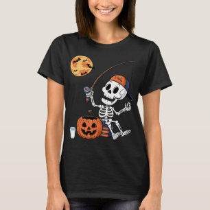 Camiseta Coisas que faço no meu tempo livre Rapazes de pesc