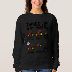 Camiseta Coisas que Faço no Meu Tempo Livre Tratores Cond
