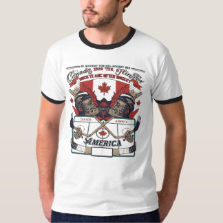 Camiseta Coisas que o Canadá faz melhor que a América Hóque