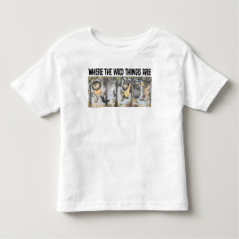 Camiseta Coisas Selvagens e Max Balançando nas Árvores