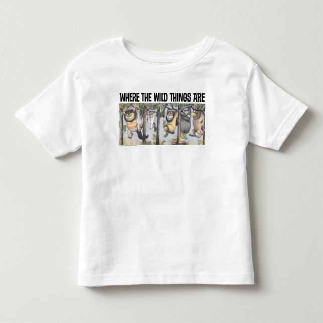 Camiseta Coisas Selvagens e Max Balançando nas Árvores (Frente)