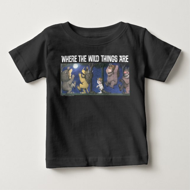 Camiseta Coisas Selvagens e Max Dançando ao Luar (Frente)