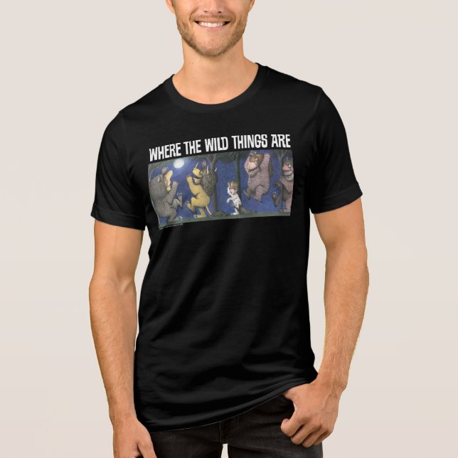 Camiseta Coisas Selvagens e Max Dançando ao Luar (Frente)