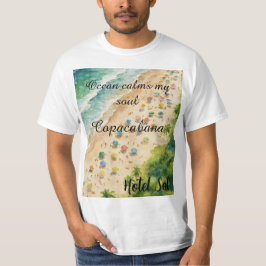 Camiseta Cojín Playero Personalizable Copacabana Hotel Sol