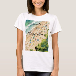 Camiseta Cojín Playero Personalizable Copacabana Hotel Sol