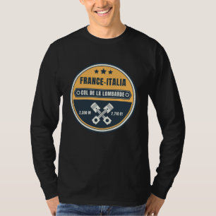 Camiseta Col de la Lombarde french Alpes motobike presentes