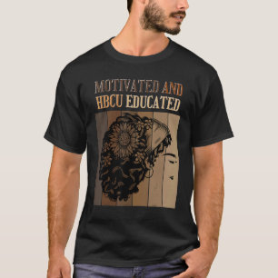 Camiseta Cola Negra Histórica E Educada Pela HBCU