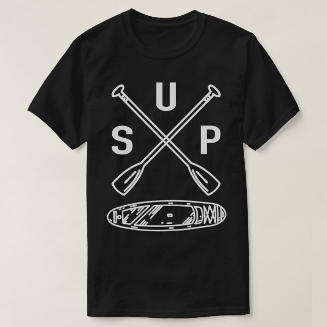 Camiseta Cola-se para cima do Conselho SUP SUP do Conselho  (Frente do Design)