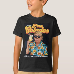 Camiseta Coladas Donald Trump Summer Vacation Hawaii Beach