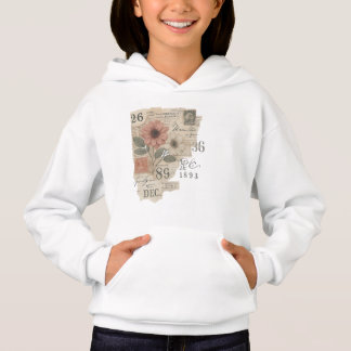 Camiseta Colagem Botânica Vintage – Arte Floral Atemporal