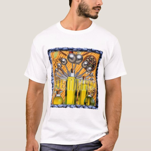 CAMISETA COLAGEM DA COMIDA DA DIETISTA (Frente)