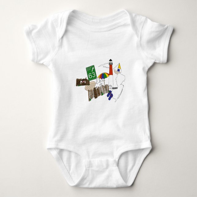 Camiseta Colagem da cor preliminar do amor de LBI (Frente)