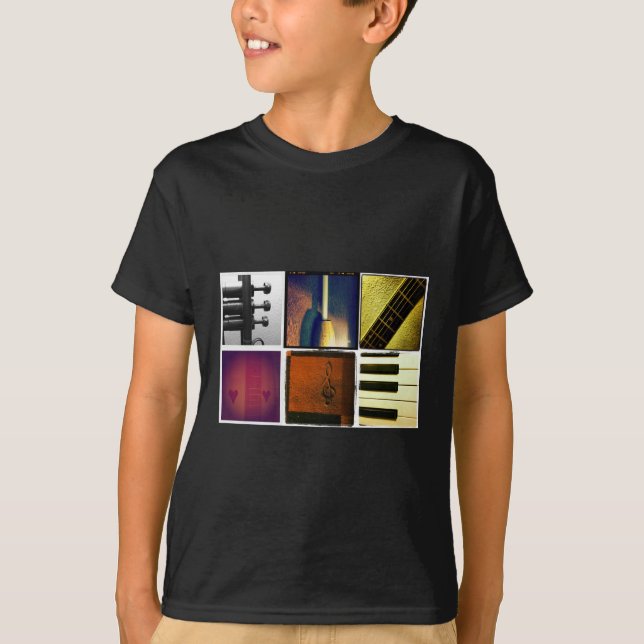 Camiseta Colagem da música (Frente)