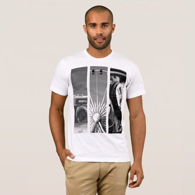 Camiseta Colagem De 3 Fotos Crie (Frente Completa)