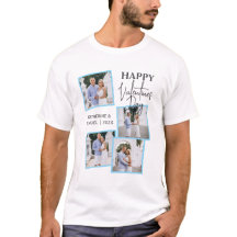 Colagem de 4 Fotos Moderna Feliz Dia dos Namorados