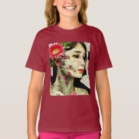 Colagem de Arte Mulher Bonita  