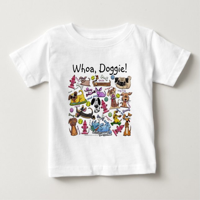 Camiseta Colagem de Cachorros (Frente)