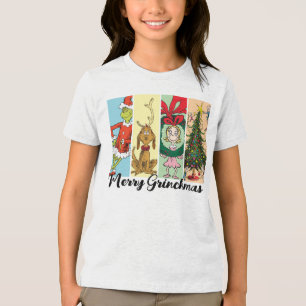 Camiseta Colagem de Férias Feliz Grinchmas