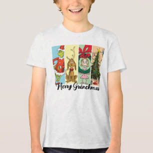 Camiseta Colagem de Férias Feliz Grinchmas