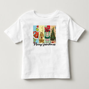 Camiseta Colagem de Férias Merry Grinchmas