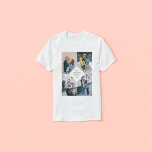 Camiseta Colagem de Fotografias Simples<br><div class="desc">Colagem de fotos moderna e simples perfeita para a família.</div>