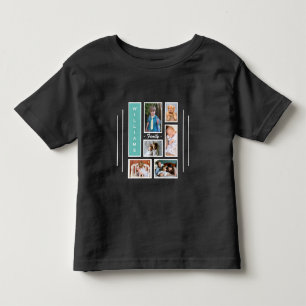 Camiseta Colagem de Fotos da Família Colagem Personalizada