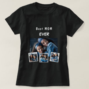Camiseta Colagem de fotos da família da mãe