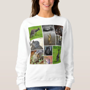 Camiseta Colagem de Fotos da Vida Selvagem Australiana,