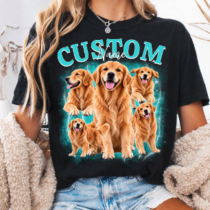 Camiseta Colagem de Fotos de Animais de Estimação Personali