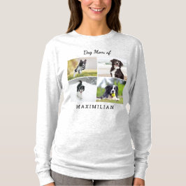 Camiseta Colagem de Fotos de Animais de Estimação Personali