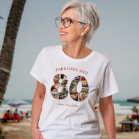 Colagem de Fotos de Aniversário de 80 Anos Elegant