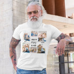 Camiseta Colagem de Fotos de Avô Poppy<br><div class="desc">Celebrar o amor de Poppy com a camiseta "Vovô Vovô Vovô Vovô Vovô Foto Collage". Esta árvore personalizada apresenta uma colagem de fotos queridas capturando momentos especiais com seus netos. Criado a partir de tecido macio e durável, ele oferece conforto e estilo. O design personalizado e o impressão vibrante fazem...</div>