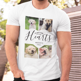 Camiseta Colagem de Fotos de Estimação Moderna para Sempre