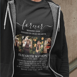 Camiseta Colagem de Fotos de Lembrança | Para sempre em nos