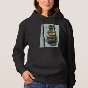 Camiseta Colagem de Fotos de Pedra Zen Centrada