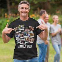 Colagem de Fotos do Homem da Família de pais Escur