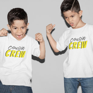 Camiseta Colagem de Fotos Equipe de Primos