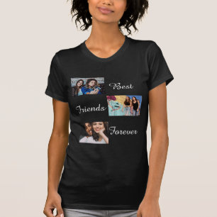 Camiseta Colagem de Fotos Personalizada dos Melhores Amigos