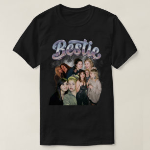 Camiseta Colagem de Fotos Personalizadas da Melhor Amiga